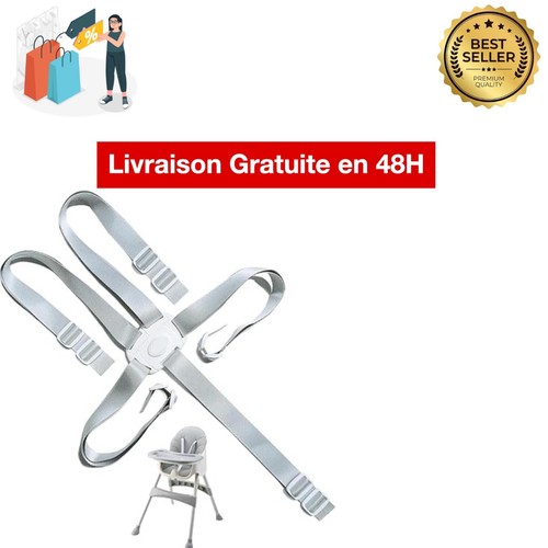 Harnais chaise haute - harnais, 5