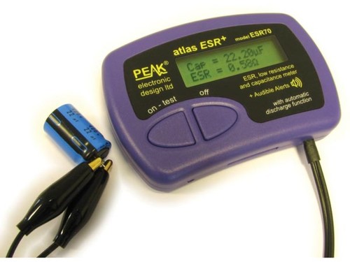 Peak esr mètre de - ,