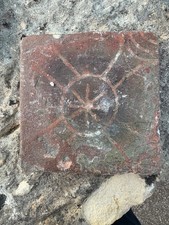 355v CARREAUX DU XVII siècle en terre cuite vernissée.