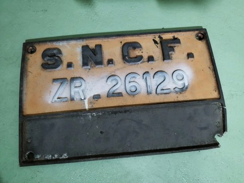 Plaque locomotive z6100 - locomotive,