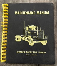 KENWORTH 1962-1969 W-923 TRACTOR TRUCK SERVICE SHOP REPAIR MAINTENANCE MANUAL