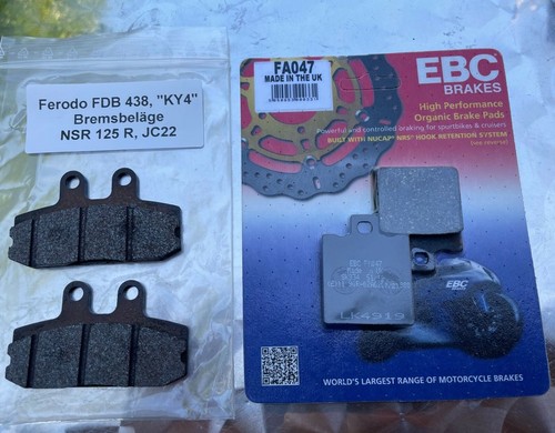 Jeu plaquettes frein avant - plaquettes,