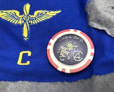 160th SOAR (A) B Company 4th Battalion Embroidered Guidon with Challenge Coin