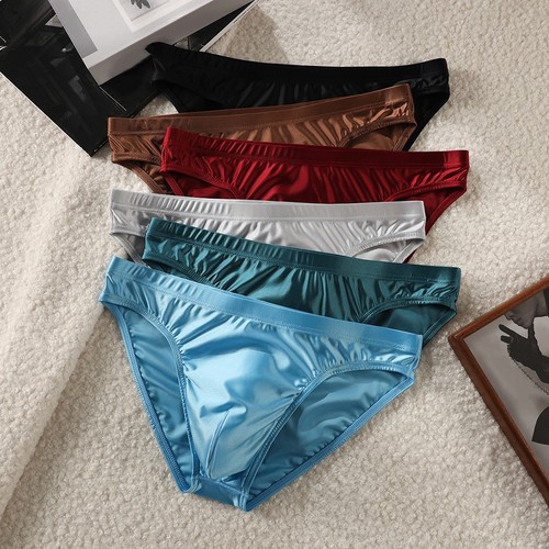 Slip homme soie glacée - slip,