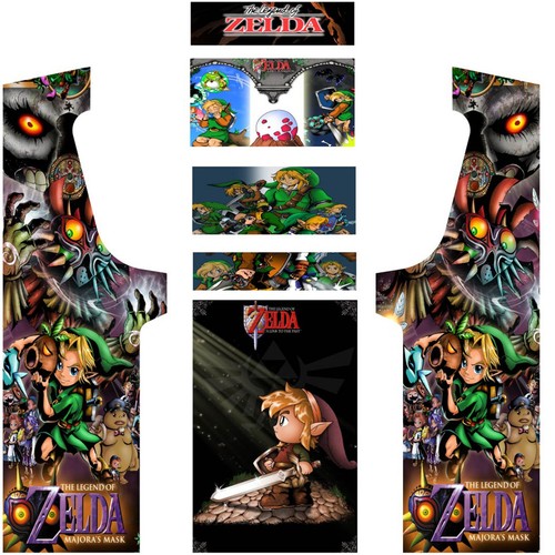 Stickers zelda pour borne - zelda,