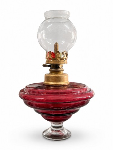 Lampe pétrole ancienne - à, en