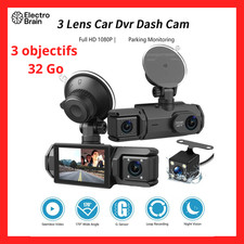 Caméra Embarquée Voiture 1080P | Dashcam Avant/Arrière | Vision Nocturne 32Go