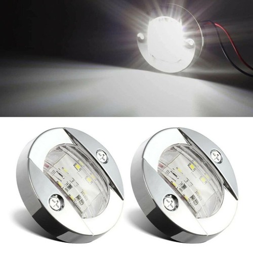 2pcs rond marine bateau led - 2pcs,