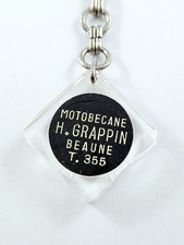 KEYRING - MOTORBIKE AGENT - H. Grappin BEAUNE - Vintage 1960s -
