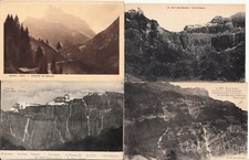 Lot de 4 cartes postales