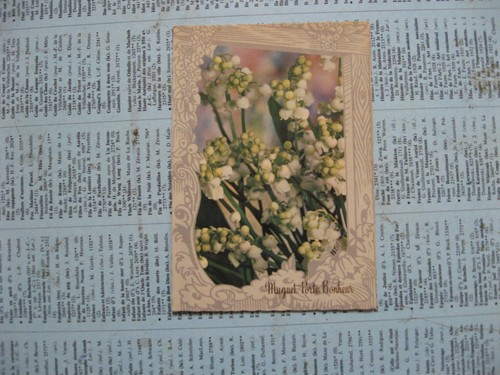 Muguet porte bonheur - cp, ecrite