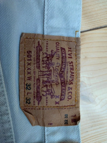 Jeans levis argenté 501 - argenté, x