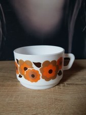 TASSE FLEURIE VINTAGE ARCOPAL 