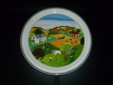 Ancienne assiette, décor