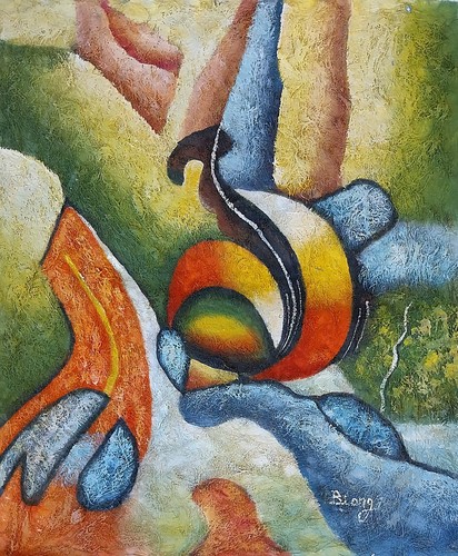 Long tableau moderniste - tableau,