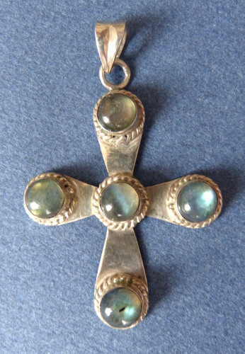Pendentif croix argent - pendentif,