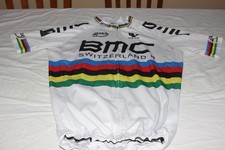 Maillot De Cyclisme De L'Équipe BMC De 2013 Comme Champion Du Monde Gilbert T/L