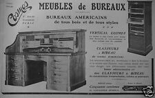 ADVERTISEMENT 1909 COSMOS OFFICE FURNITURE CURTAIN FILING CABINETS - ADVERTISING