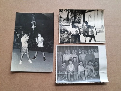 Lot anciennes photos - de, boxe