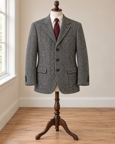 Blazer harris tweed vintage - blazer,