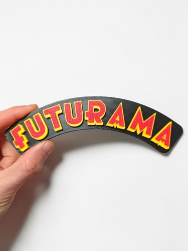 Plaque logo futurama - logo,