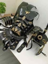 Cuirasse Musclée Grecque Vintage Noir Style Gladiateur Cosplay Cadeau