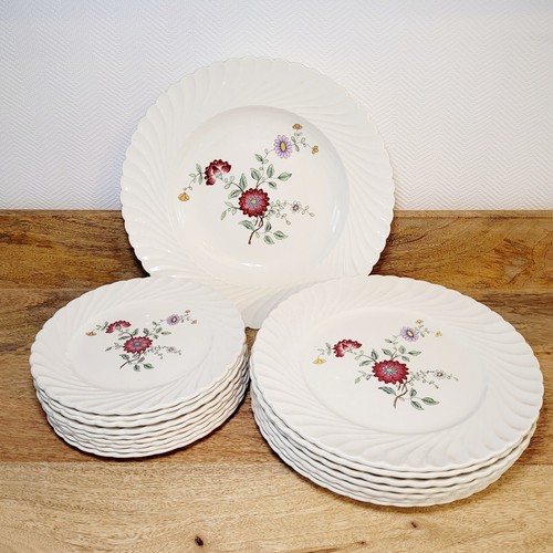 Service assiettes faïence - service,