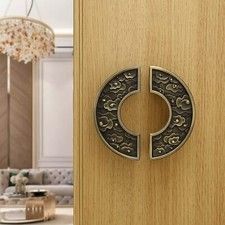 10.2cm Zinc Principal Porte Poignée Poignées pour Toutes Les Paquet De 1 Antique