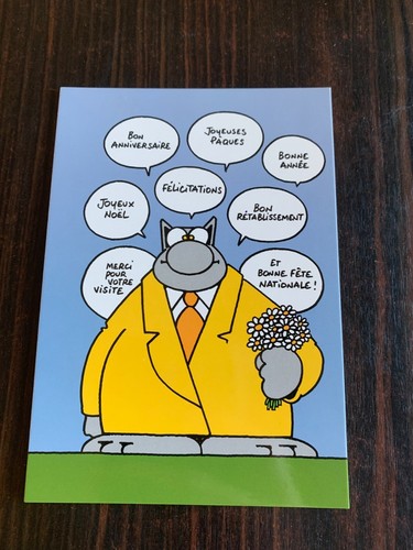 Carte postale bon - postale, du