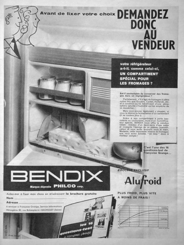 Publicité 1960 bendix philco - 1960,