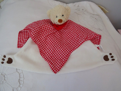 Doudou ours croix - doudou,