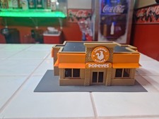 Ho Scale Popeyes  Style Building Ho Train Building Built  Ho Fastfood Buildung