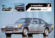 Opel Manta, Irmscher, brochure, 9.1981, mint!!