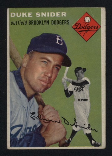 1954 topps duke - topps, ~