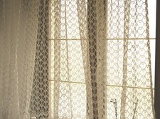 Rideau imitation macramé