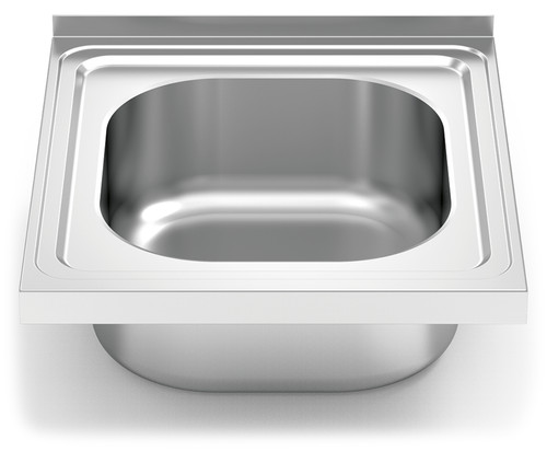 Plonge inox fixer sur - inox, à