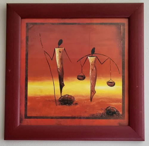 Tableau africain avec cadre - africain,