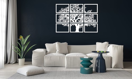 Triptique décoratif ajouré - triptique,