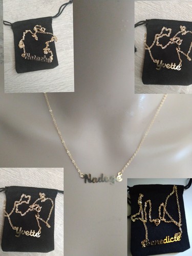 Collier ras cou prénom - ras,