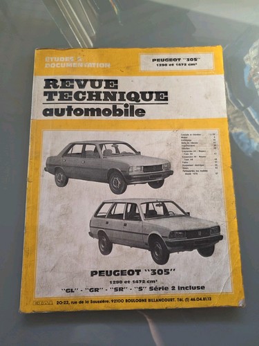Revue technique automobile - revue,