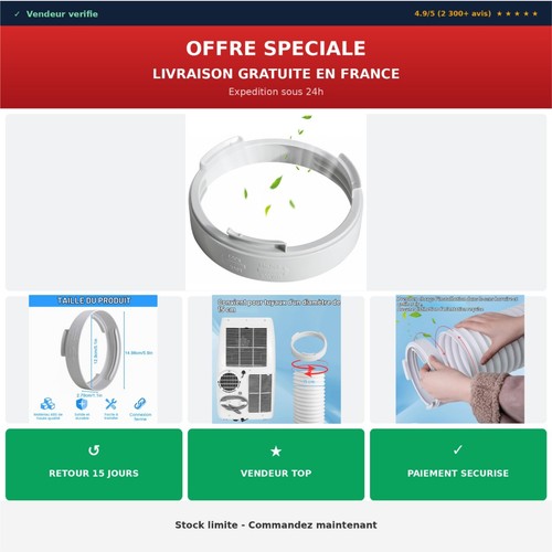 Adaptateur tuyau climatiseur