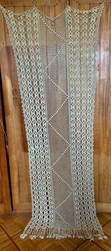 Linge ancien grand rideau - linge,