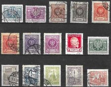 Sélection timbres Pologne
