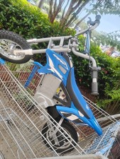 mini dirt bike for child blue and black 