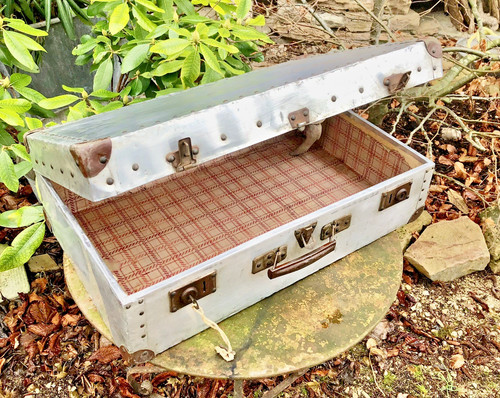 Ancienne valise malle bois - malle,
