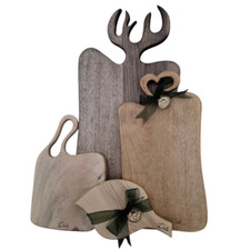 planche à découper service à découper en bois massif design de cuisine en boi...