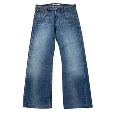 Levis 506 Denim Jeans Standard Straight Leg Blue Mens W32 L30