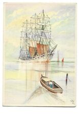 BATEAU MARINE  ILLUSTRATION CARAVELLE   TROIS MATS