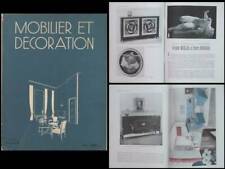 MOBILIER ET DECORATION N°4 1946 DOMINIQUE, WIM CLAVEAUX, MONTAGNAC, ROYERE