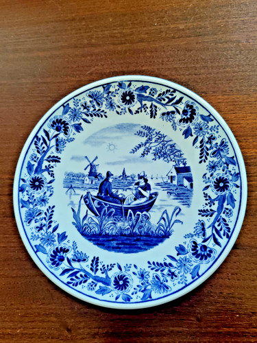 Delft assiette décorative - delft,